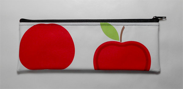 Täschchen (8,5 x 23) Apfel rot